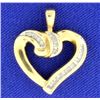 Image 1 : Diamond Heart Pendant