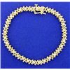 2ct TW Diamond Tennis Bracelet