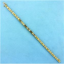 1 ct TW Chocolate Diamond Line Bracelet