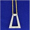Image 1 : 1/2 ct TW Diamond Necklace