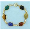 14k Vintage Scarab Bracelet