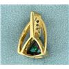Image 3 : Mystic Topaz and Diamond Pendant