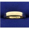 Image 1 : Comfort Fit Rounded Edge 4mm Gold Wedding Band