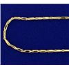 Image 2 : 20 Inch Elongated Twist Link Neck Chain in 14k Gold