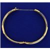 Image 3 : Lavender and White Jade Bangle Bracelet in 14k Gold