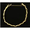 Image 2 : Bamboo Style Bracelet in 14k Yellow Gold