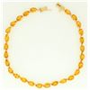Image 1 : 9.5ct TW Citrine Bracelet in 14k Gold