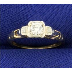 1/4ct TW Vintage Diamond Ring