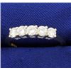 Image 1 : 1ct TW Five Stone Diamond Ring in 14k Gold