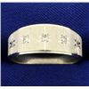 Image 1 : Men's Diamond Band Ring in 14k White Gold