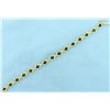 Image 1 : 4ct TW Sapphire and Diamond Bracelet in 14k Gold