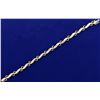 Image 1 : Baguette Diamond Tennis Bracelet in 14K Yellow and White Gold
