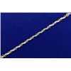 Image 3 : Baguette Diamond Tennis Bracelet in 14K Yellow and White Gold