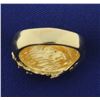 Image 4 : Unique Dome Style Designer Ring in 14K Yellow Gold