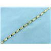 Image 3 : Over 2.75ct Emerald and Diamond Gold Bracelet