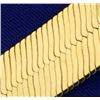 Image 2 : Italian Made 18 1/2 Inch Extra Wide Herringbone Gold Necklace