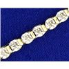 Image 2 : 7 Inch Diamond Gold Tennis Bracelet