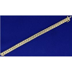 2ct TW Diamond Gold Bracelet