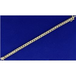 1/2ct TW Champagne Diamond Gold Bracelet