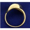 Image 3 : Gold Modern Style Designer Ring in 14K Yellow Gold