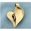 Image 2 : 3ct Garnet Gold Slide/Pendant in 14K Yellow Gold
