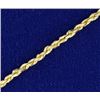 Image 2 : 30 1/2 Inch Rope Style Neck Chain in 14K Yellow Gold