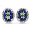 Image 1 : Ocean Mystic Topaz Earring and Pendant 7.5 CTW Set in Sterling Silver