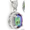 Image 4 : Ocean Mystic Topaz Earring and Pendant 7.5 CTW Set in Sterling Silver