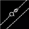 Image 1 : 20" Starry Sterling Silver Chain