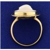 Image 3 : Antique Cameo Ring in 14K Yellow Gold