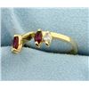 Image 2 : Ruby and Diamond Ring Jacket in 14K Yellow Gold