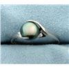 Image 1 : Tahitian Pearl Ring in 14K White Gold