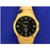 Image 1 : Harris Men's Sapphire Tungsten Watch with Diamond Face