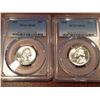 Image 1 : (2) US 25Cent PCGS 1963 MS64 - 1962 MS65