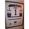 Image 1 : Johnny Bower - Toronto Maple Leafs Autographed Jersey Custom Framing