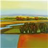 Image 1 : MOUNTAIN MORNING SKY - Limited Edition Lithograph 20"x20"