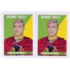 Image 1 : Lot of (2) Bobby Hull SIGNED 2001-02 Topps Archives #78 (Schwartz COA)