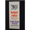 Image 1 : Vintage Movie Poster - NAKED & FREE/COME BACK PETER - (Circa 1950-60)