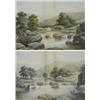 Image 1 : Charles A. Boot (19th - Early 20th Century), A Pair - River Landscapes, with old bridge, both sig...