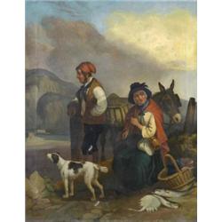 English School (Early 19th Century), The Day's Catch, 62 x 49cm 120/150...