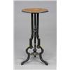 Image 1 : A Victorian brass mounted, ebonised and burr walnut occasional table, the moulded octagonal top a...