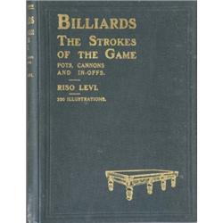 LEVI, RISO - BILLIARDS, THE STROKES OF THE GAME; Pots Cannons & In Offs - London, n/d, (c.1920's)...