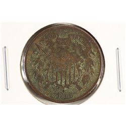 1866 US TWO CENT PIECE