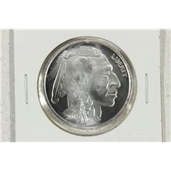 2015 1 TROY OZ .999 FINE SILVER PF ROUND INDIAN /