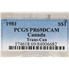 Image 3 : 1981 CANADA TRANS-CAN SILVER DOLLAR PCGS PR69