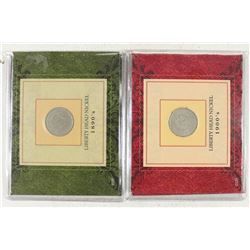 1899 & 1907 LIBERTY "V" NICKELS AS SHOWN