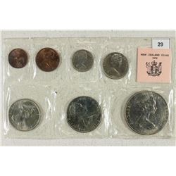 1972 NEW ZEALAND UNC COIN SET