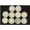 Image 1 : 10 ASSORTED BARBER DIMES