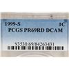 Image 3 : 1999-S LINCOLN CENT PCGS PR69RD DCAM
