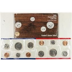 1985 US MINT SET (UNC) P/D (WITH ENVELOPE)